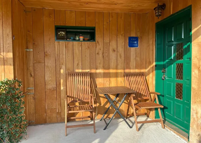Wooden House Ante Self Check - In And Check - Out
